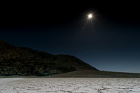 Moon over Badwater
