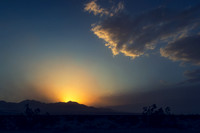 At dusk